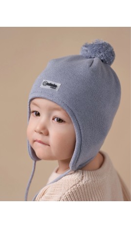 ДШЗ-22011 Шапка детская, серый мулине